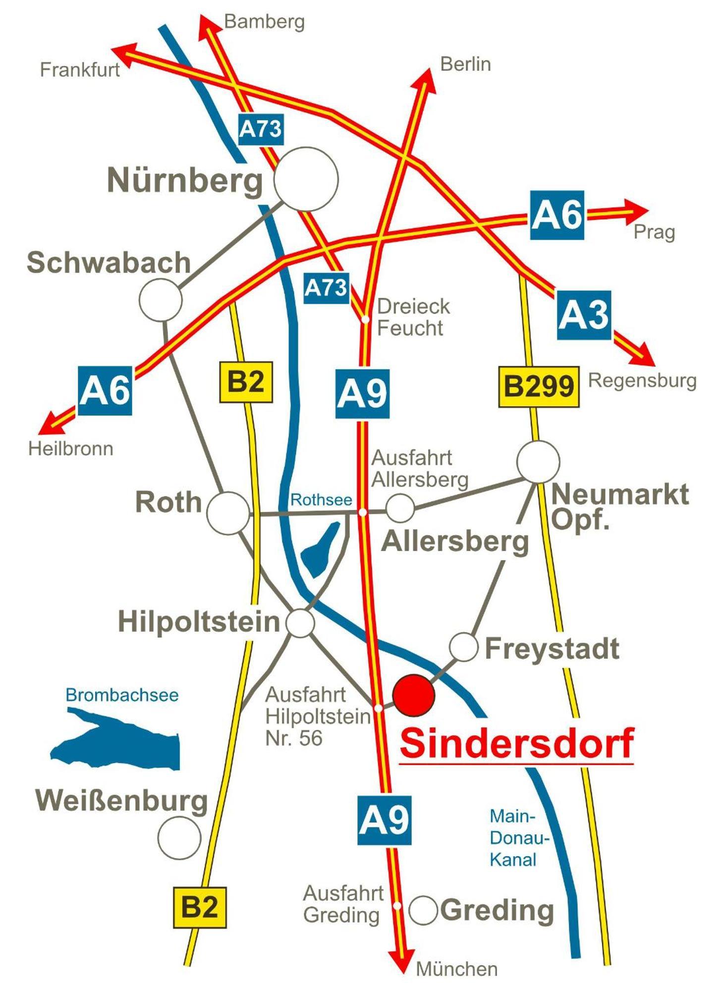 Sindersdorfer Hof Hotell Hilpoltstein Exteriör bild